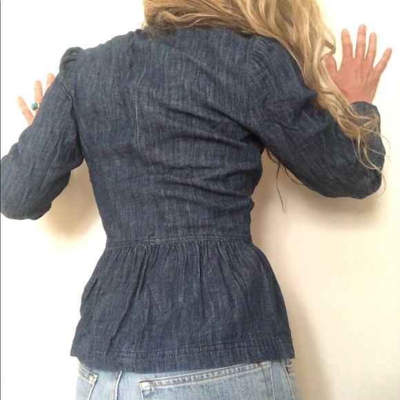 LUCKY BRAND True Indigo Denim Western Snap Shirt Size 2 EUC - Picture 5 of 14